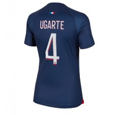 Paris Saint-Germain Manuel Ugarte #4 Hemmatröja Dam 2023-24 Korta ärmar